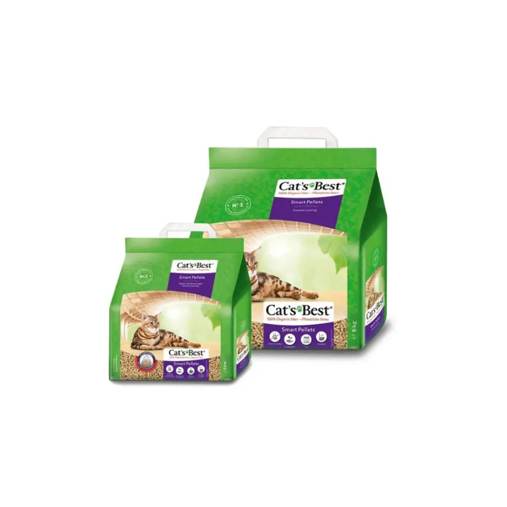 Ảnh sản phẩm Cát Gỗ Cho Mèo Lông Dài Cat’s Best SMART Pellets Vón Cục