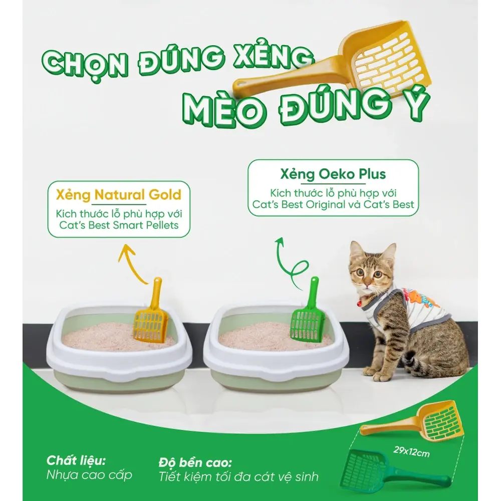Ảnh sản phẩm Xẻng Xúc Cát Vệ Sinh Mèo Mon Ami, Cat's Best