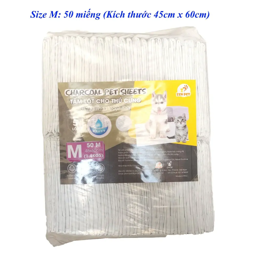 Ảnh sản phẩm Tã Lót Chuồng Chó Mèo Zen Pet Kháng Khuẩn Hút Mùi Tốt