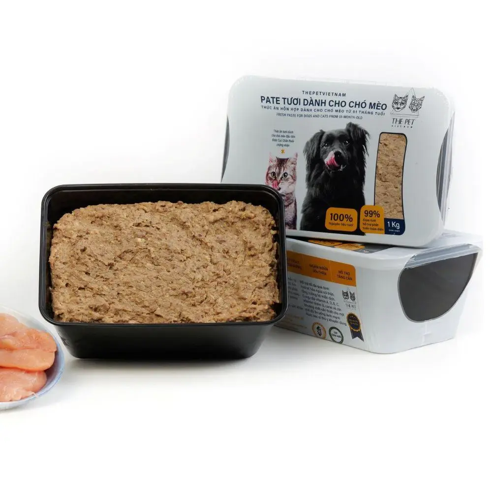 Ảnh sản phẩm Pate TƯƠI The Pet & RAW Food Cho Chó Mèo Biếng Ăn (500g- 1kg) - Ship Now/Grab 2H