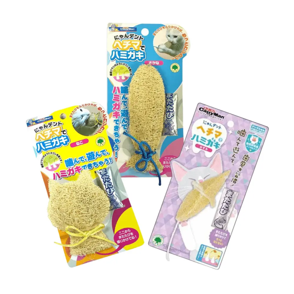 Ảnh sản phẩm Đồ Chơi Mèo Xơ Mướp Gặm Sạch Miệng & Giảm Ngứa Răng CattyMan