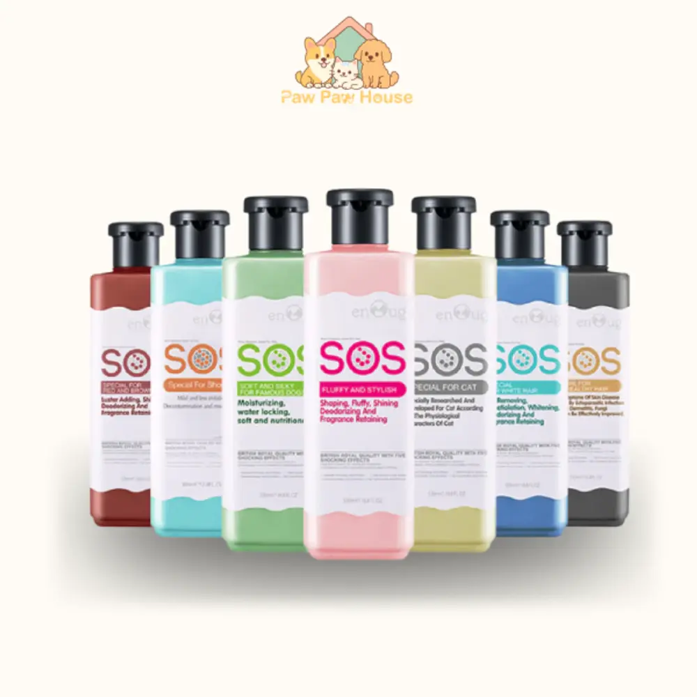 Ảnh sản phẩm Sữa Tắm Cho Chó Mèo SOS Dưỡng Lông, Khử Mùi và Lưu Hương 530ml