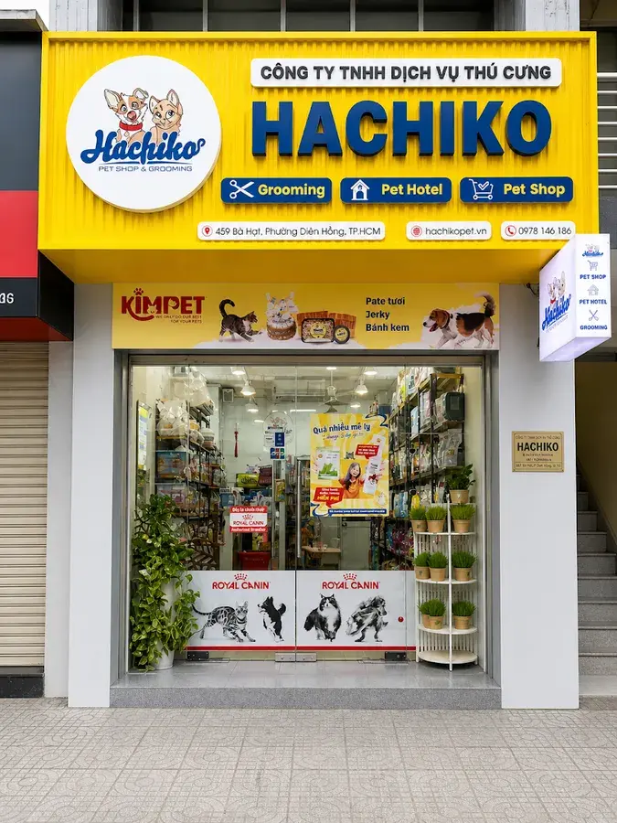 Hình ảnh Hachiko Petshop Bà hạt Diên Hồng – Spa & Grooming & Hotel thú cưng